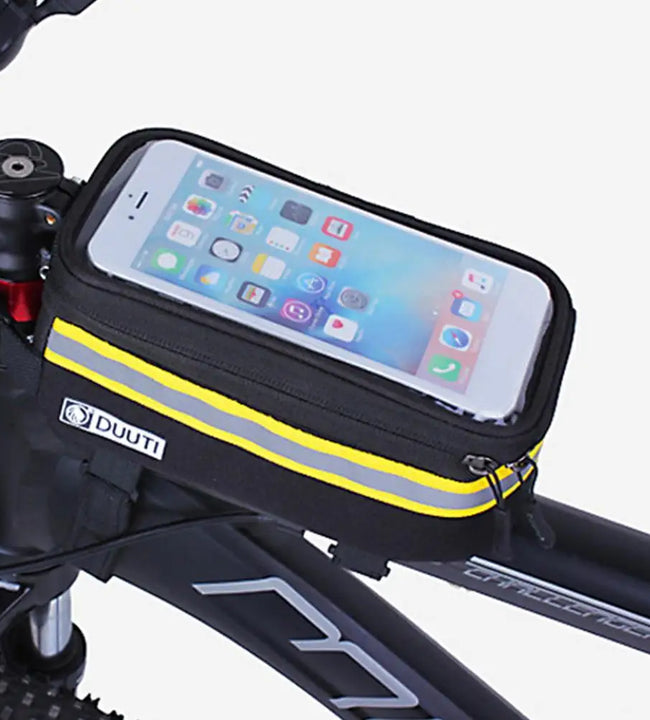 Rainproof Bike Bag Bicycle Front Cell Phone holder with Touchscreen Top Tube Cycling Reflective MTB Accessories