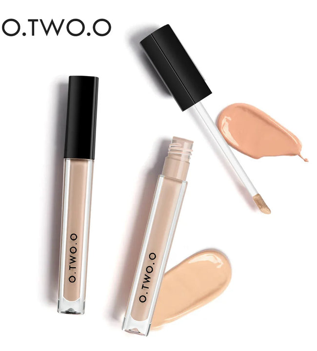 O.TWO.O Liquid Concealer Face Contour Full Coverage Eye Base Dark Circles Blemish 4 Colors Maquillage Femme Profesional Makeup