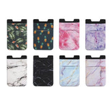 Unisex Silicone Phone Card Holder Wallet Case Wallet Stick On Credit Card Holder Phone Back Bags for Almost All Cell Phone