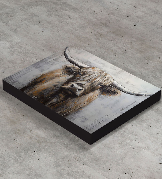 Troy Bull Canvas Art