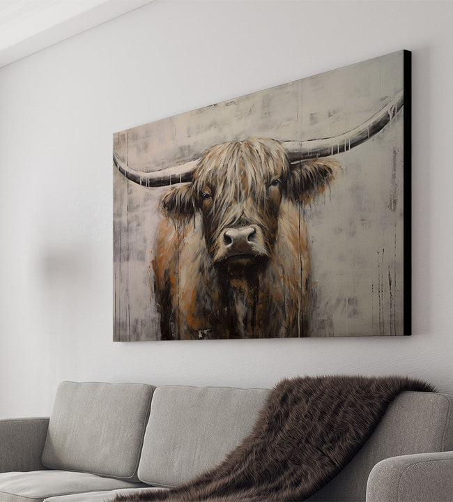 Troy Bull Canvas Art