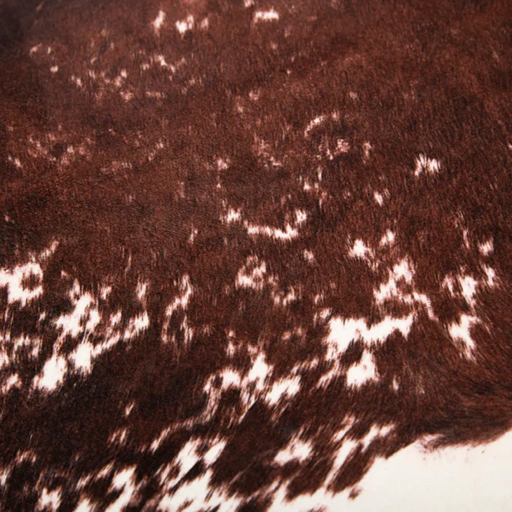 Chocolate Faux Cowhide Rug