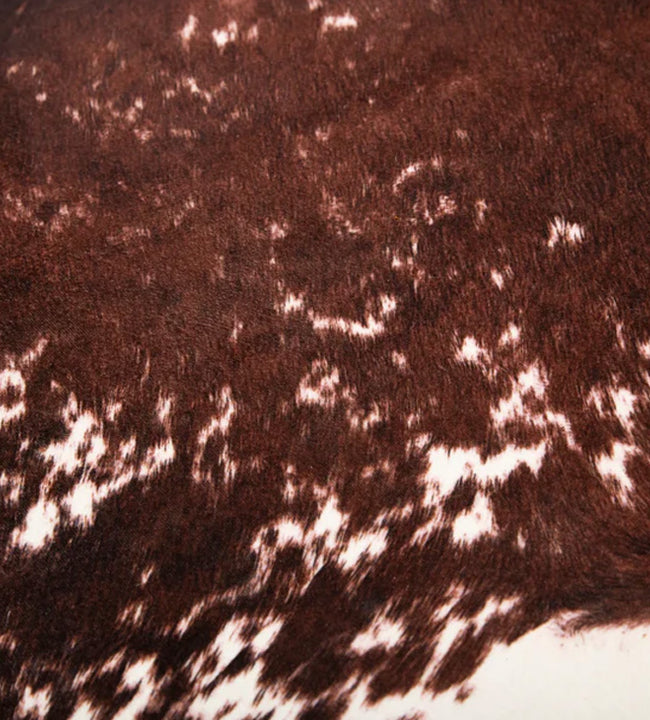 Chocolate Faux Cowhide Rug