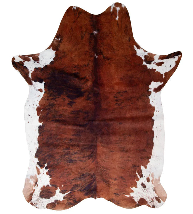 Brown Faux Cowhide Rug