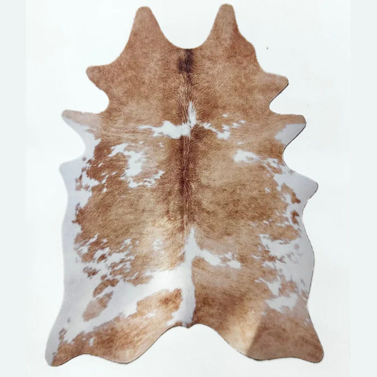 Lt. Brown Faux Cowhide Rug