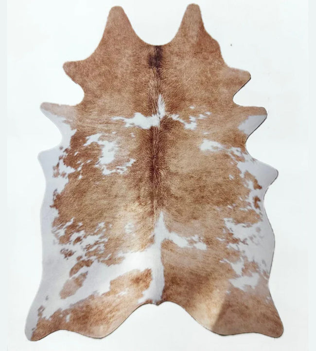 Lt. Brown Faux Cowhide Rug