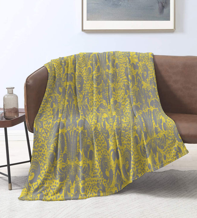 Illuminating Grunge Velvet Blanket