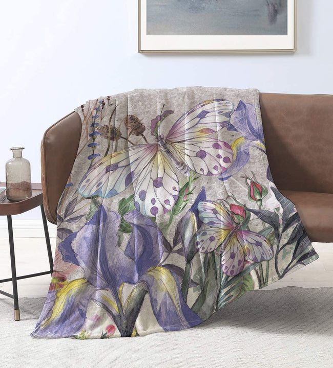 ButterFlower Velvet Blanket