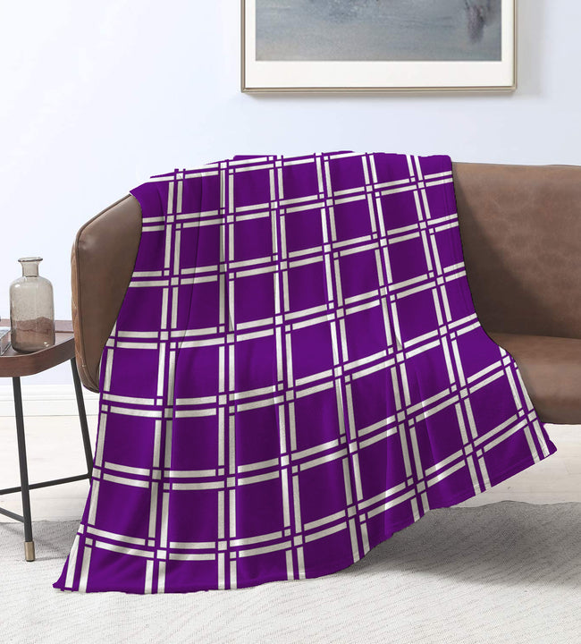 Gate Purple Velvet Blanket