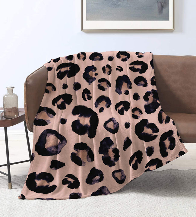 Leopard Velvet Blanket