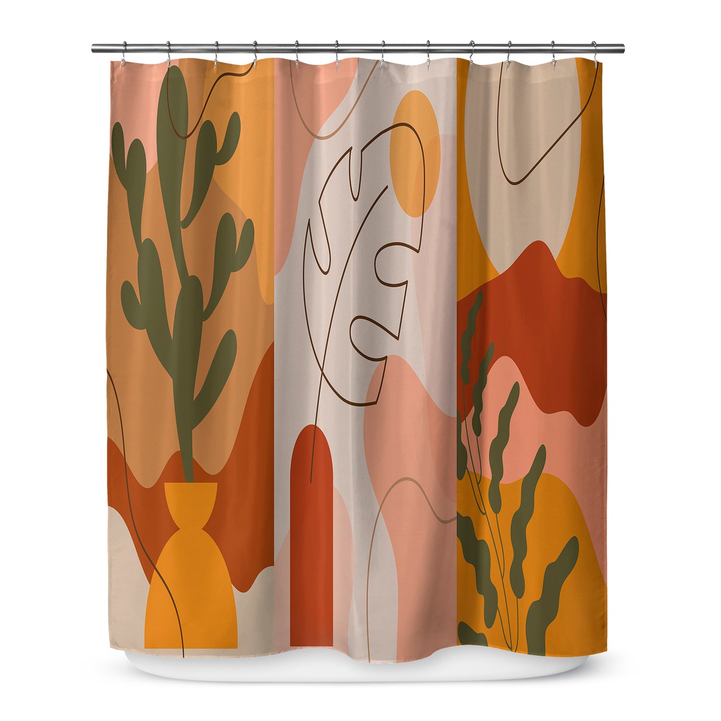 Abstract Desert Shower Curtain