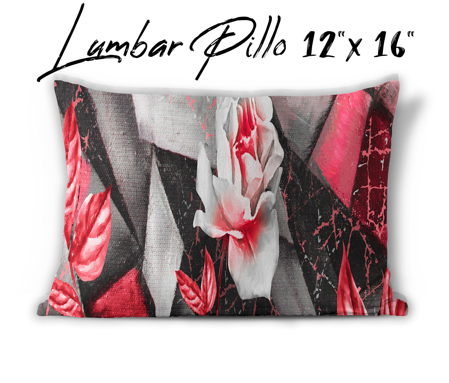 Abstract Red Rose Comforter Set