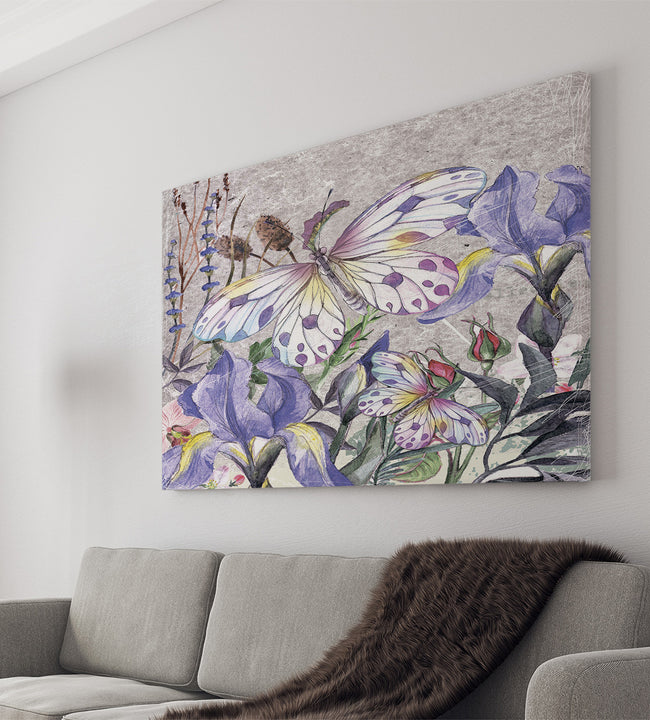 ButterFlower Canvas Art