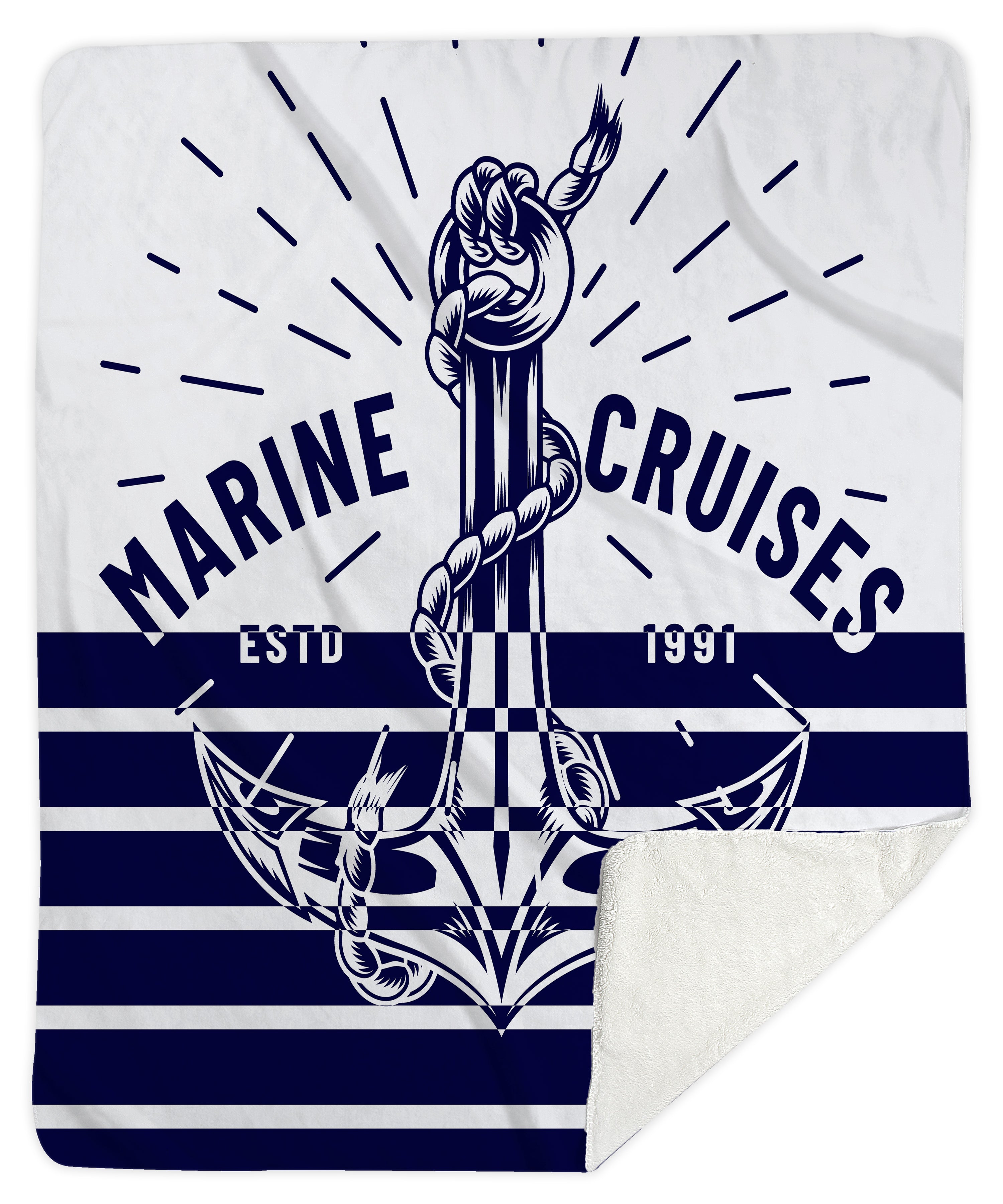 Marine Cruises Sherpa Blanket