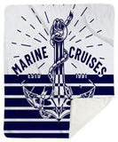 Marine Cruises Sherpa Blanket