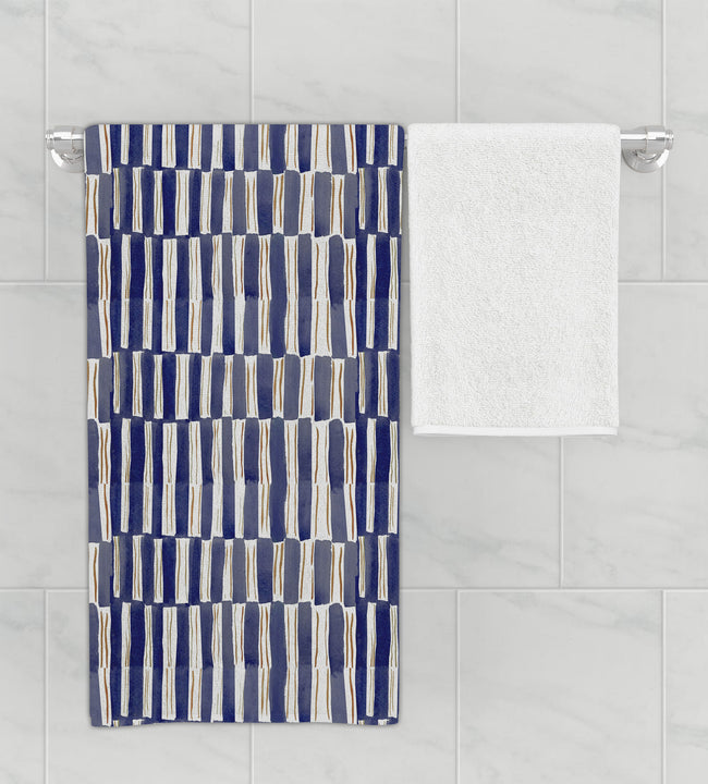 Blue Stripes Towel