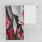 Abstract Red Rose Towel