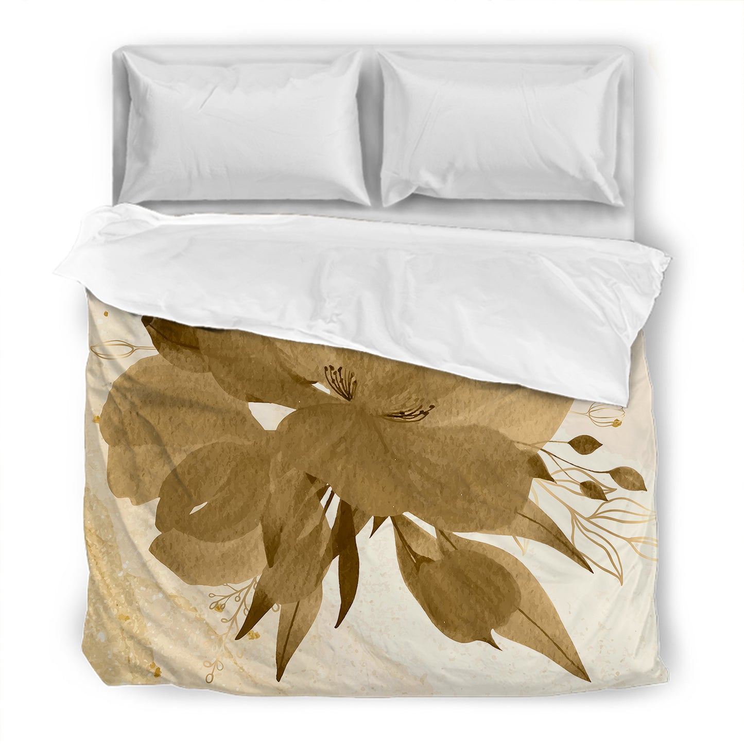 Watercolor Flower Comforter Set