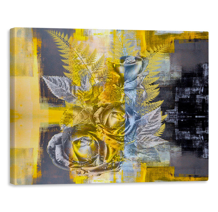 Abstract Rose Canvas Art