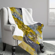 Abstract Rose Sherpa Blanket