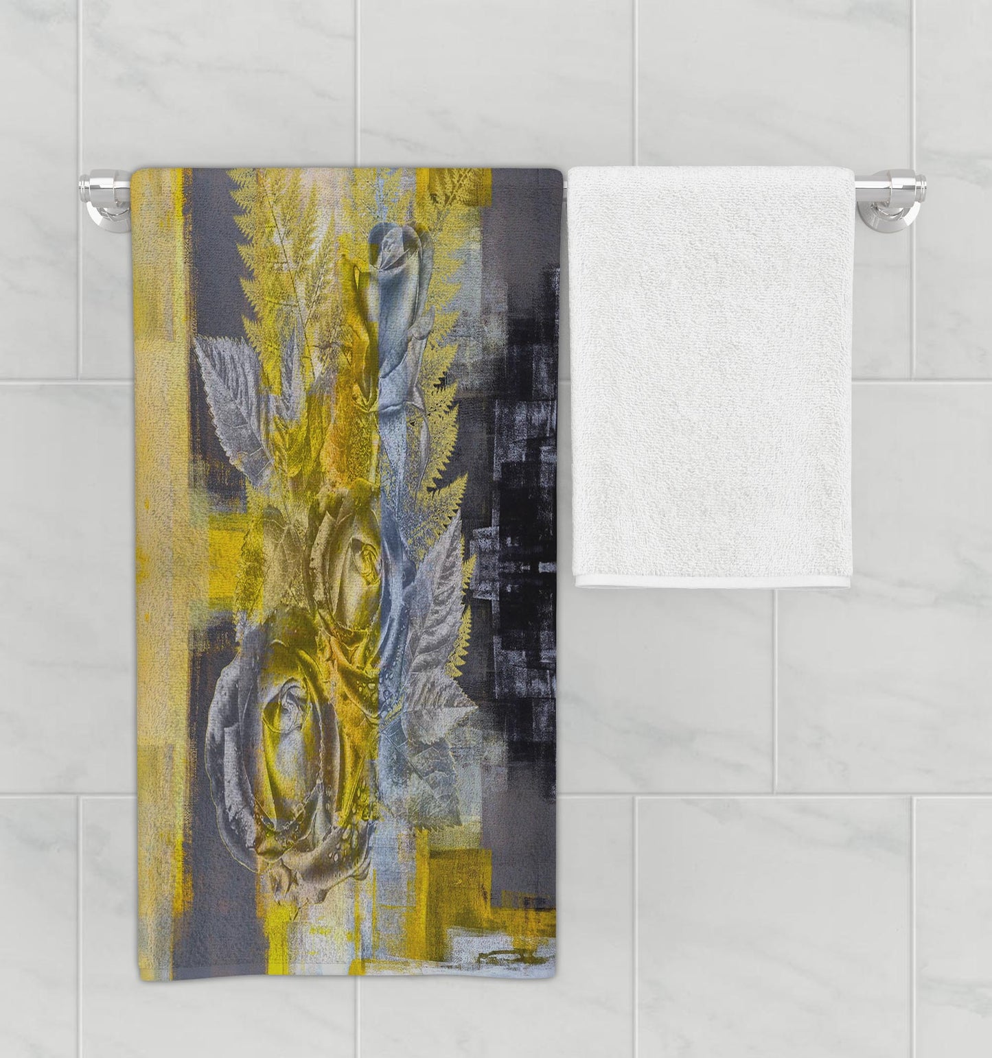 Abstract Rose Towel