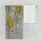Abstract Yellow Flowers Towel
