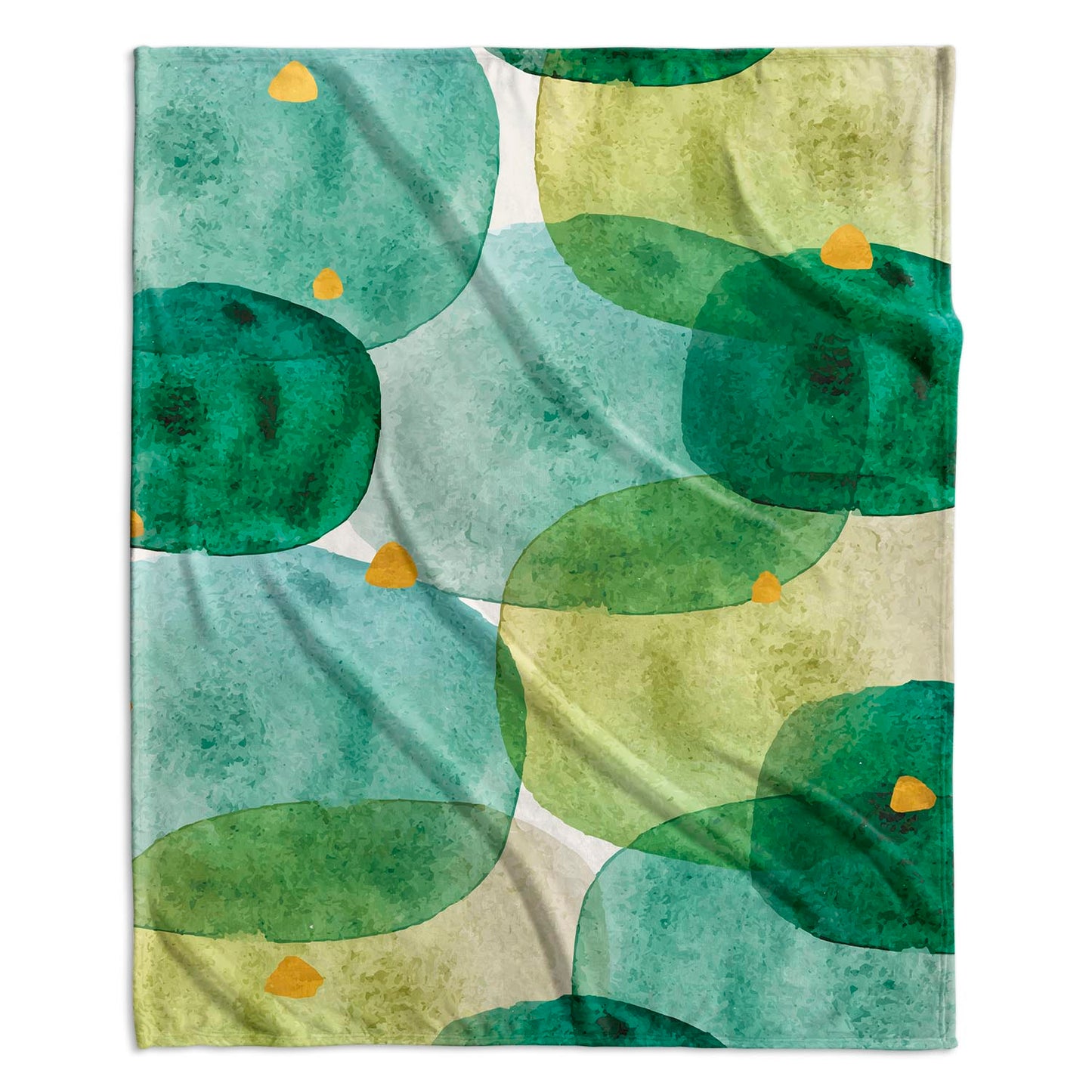 Green Cell Velvet Blanket