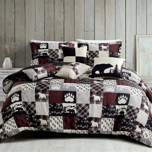 Bear Lodge Comforter Set - 7 Piece Set
