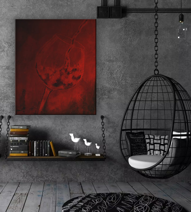 Bloody Wine Canvas Art