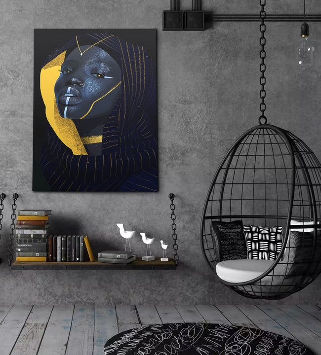 Ebony Canvas Art