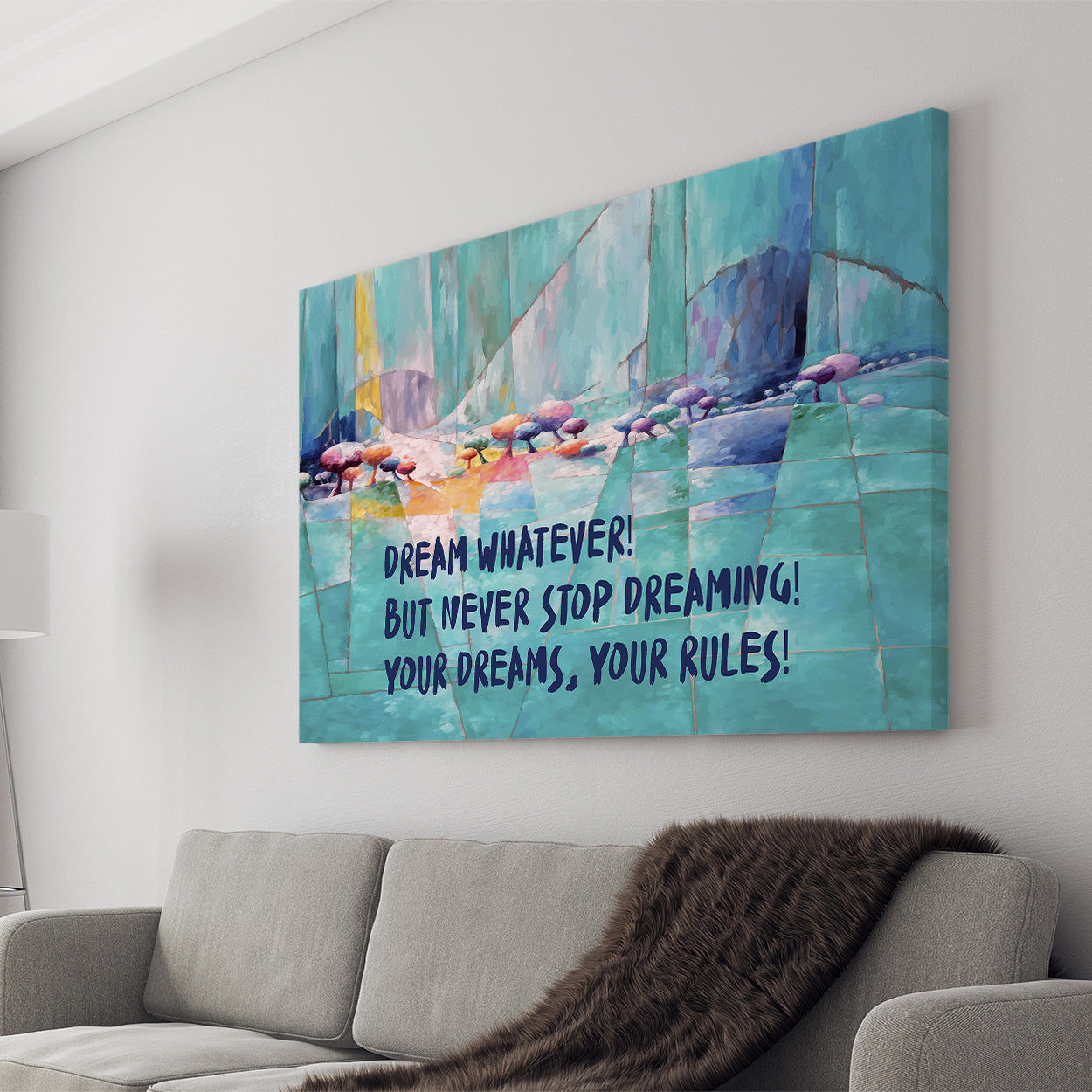 Turquoise Dream Canvas Art