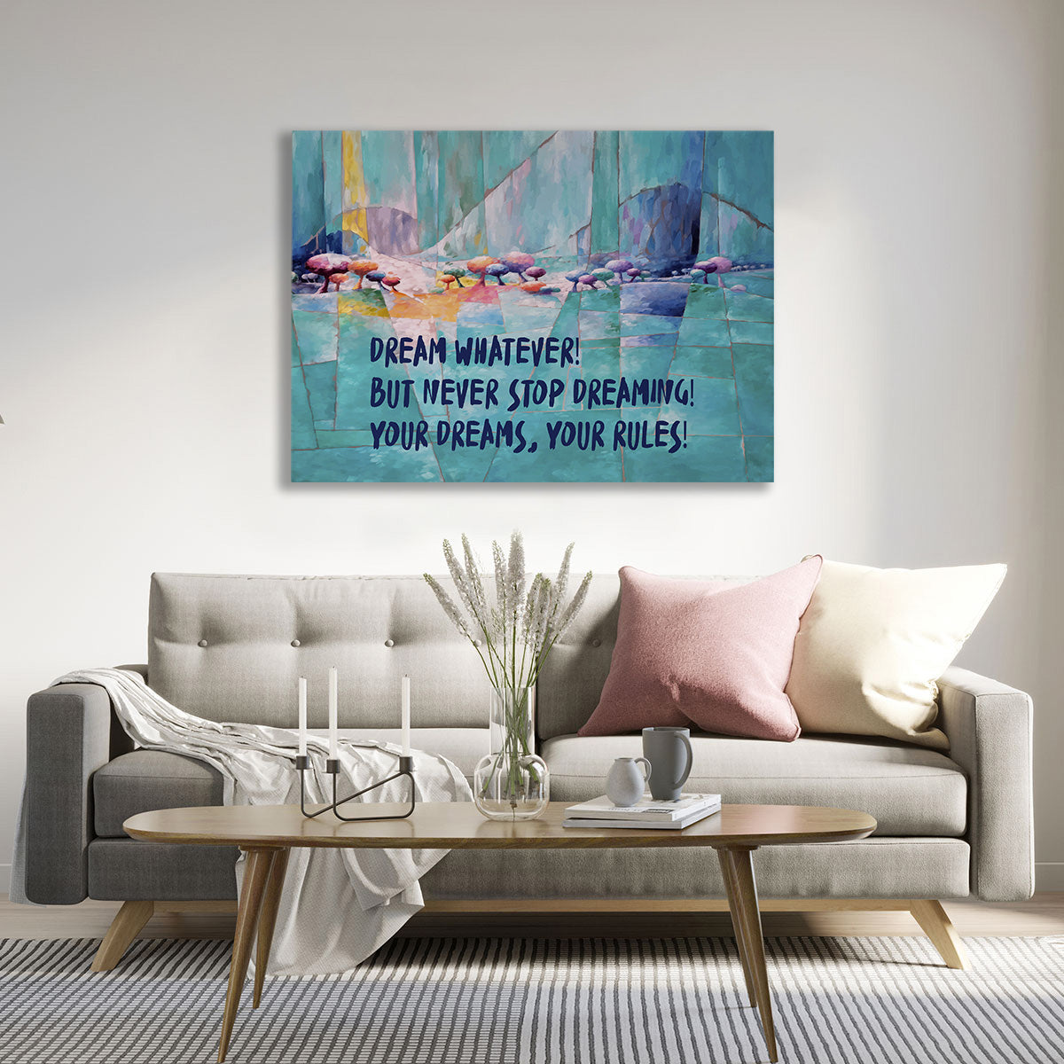 Turquoise Dream Canvas Art