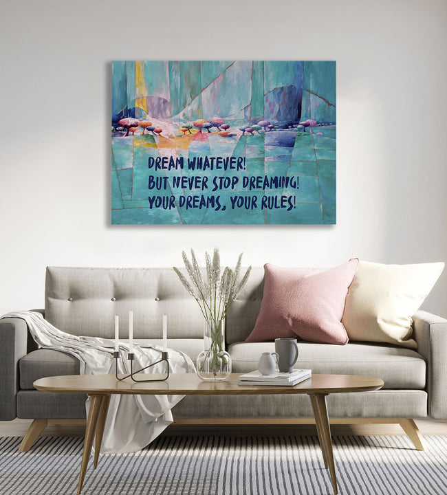 Turquoise Dream Canvas Art