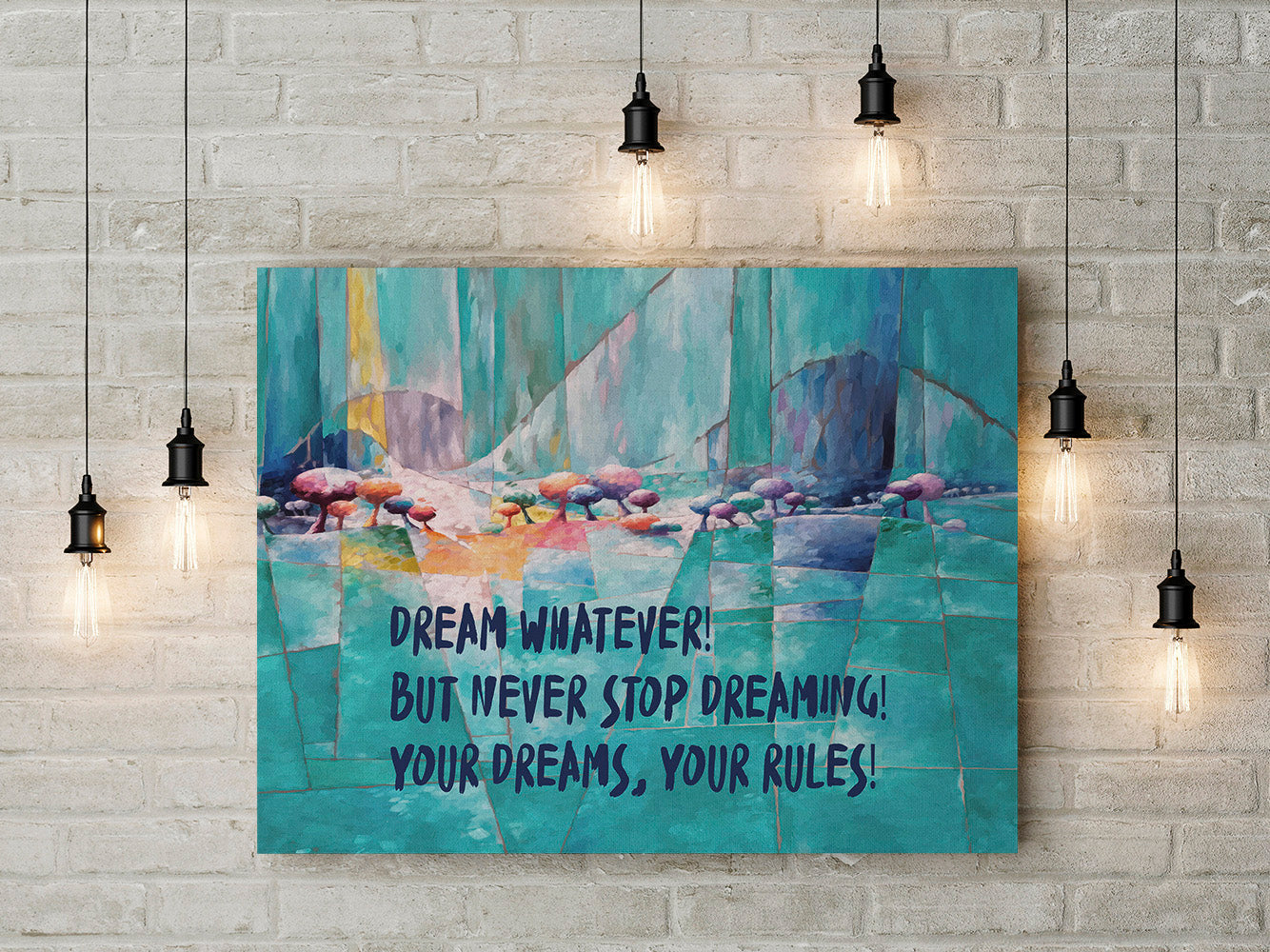 Turquoise Dream Canvas Art