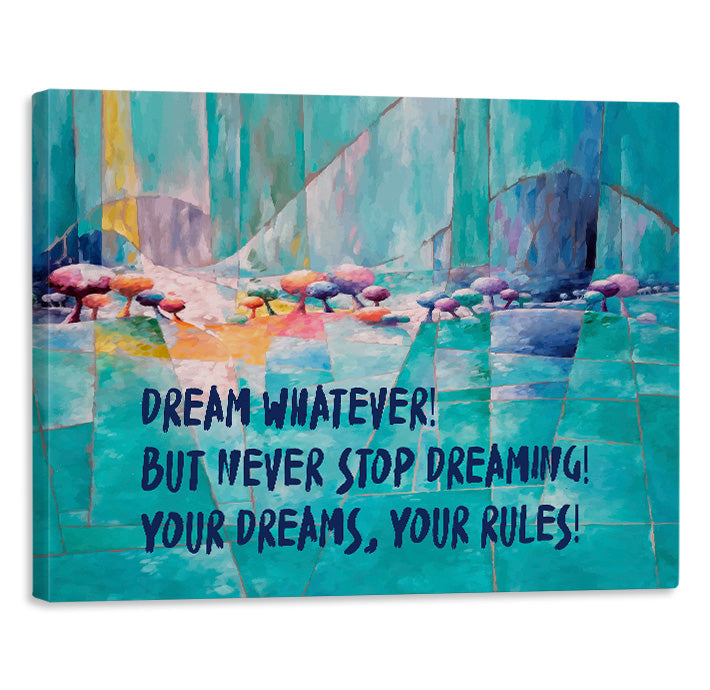 Turquoise Dream Canvas Art