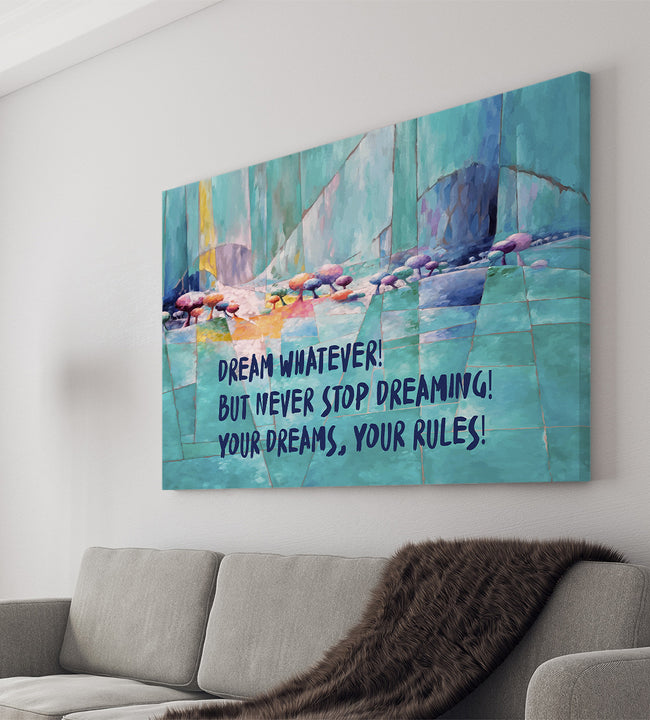 Turquoise Dream Canvas Art