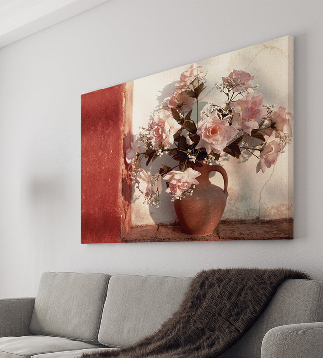 Vase of flowers Canvas Art