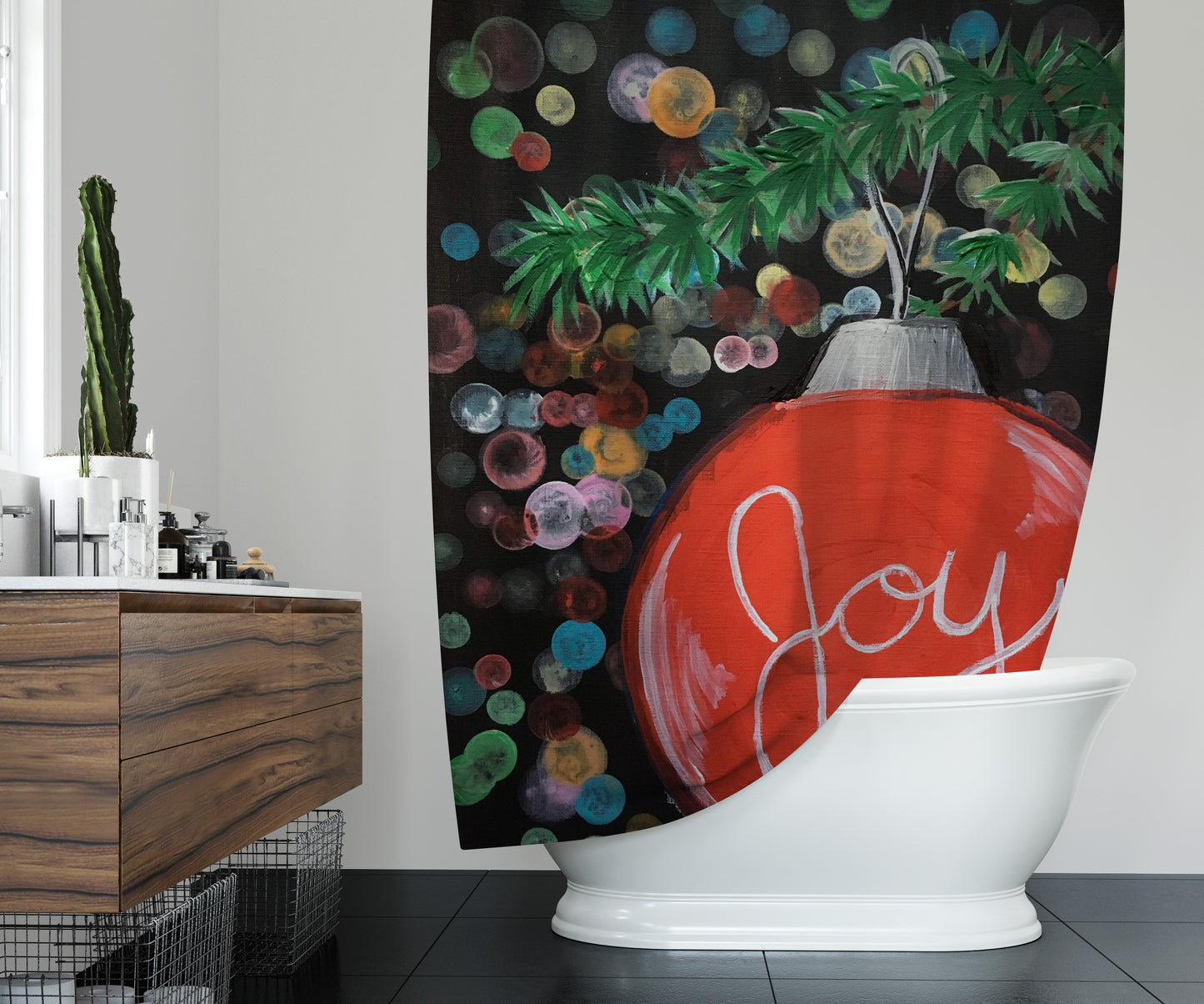 Joy Sphere Shower Curtain