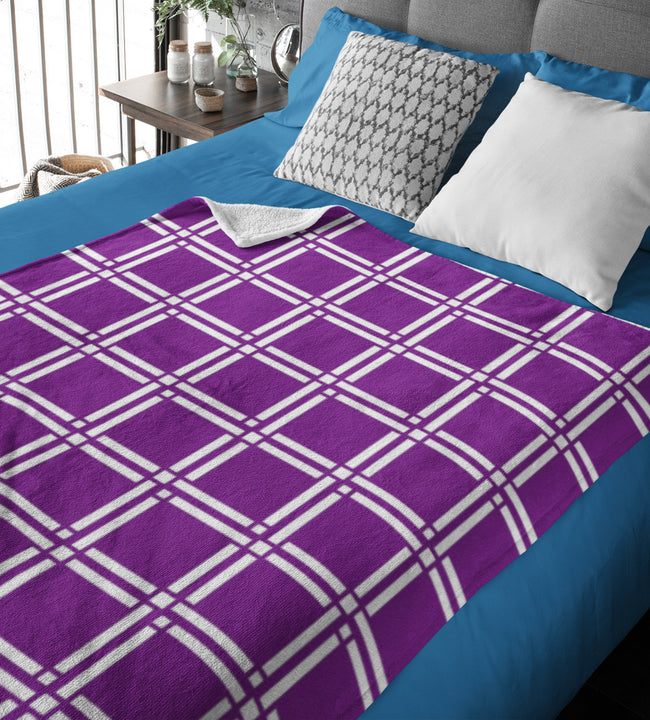 Gate Purple Velvet Blanket