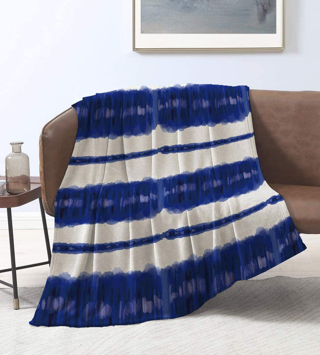 Blue Dye Velvet Blanket