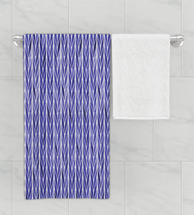 Blue Knit Towel