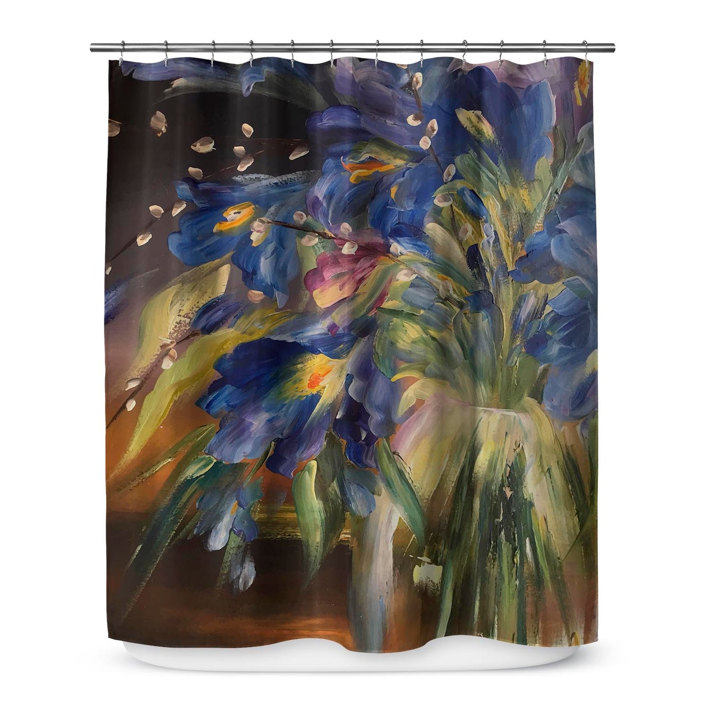 Blue Vase Shower Curtain