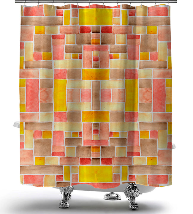 Bright City Shower Curtain