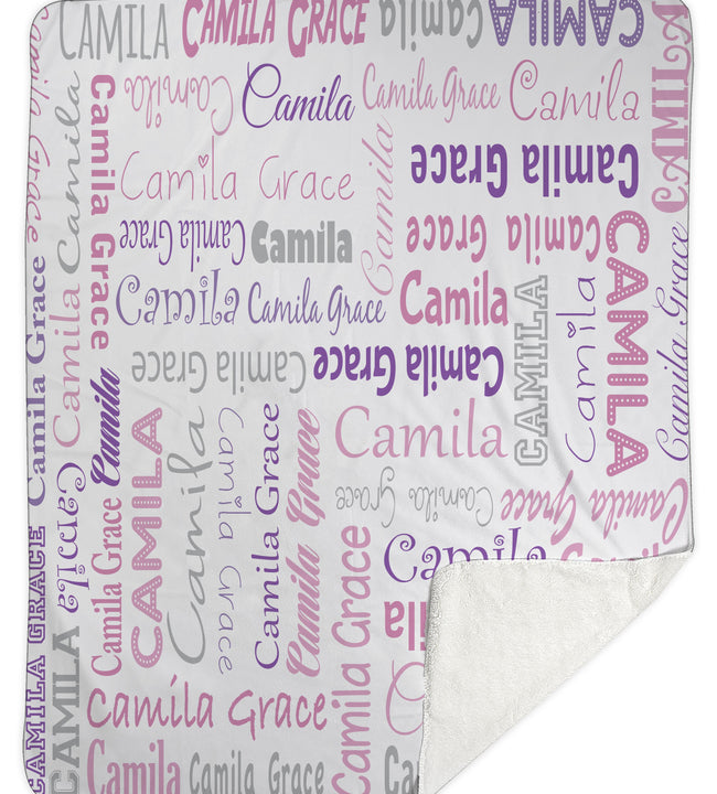 Camila 1 Sherpa Blanket