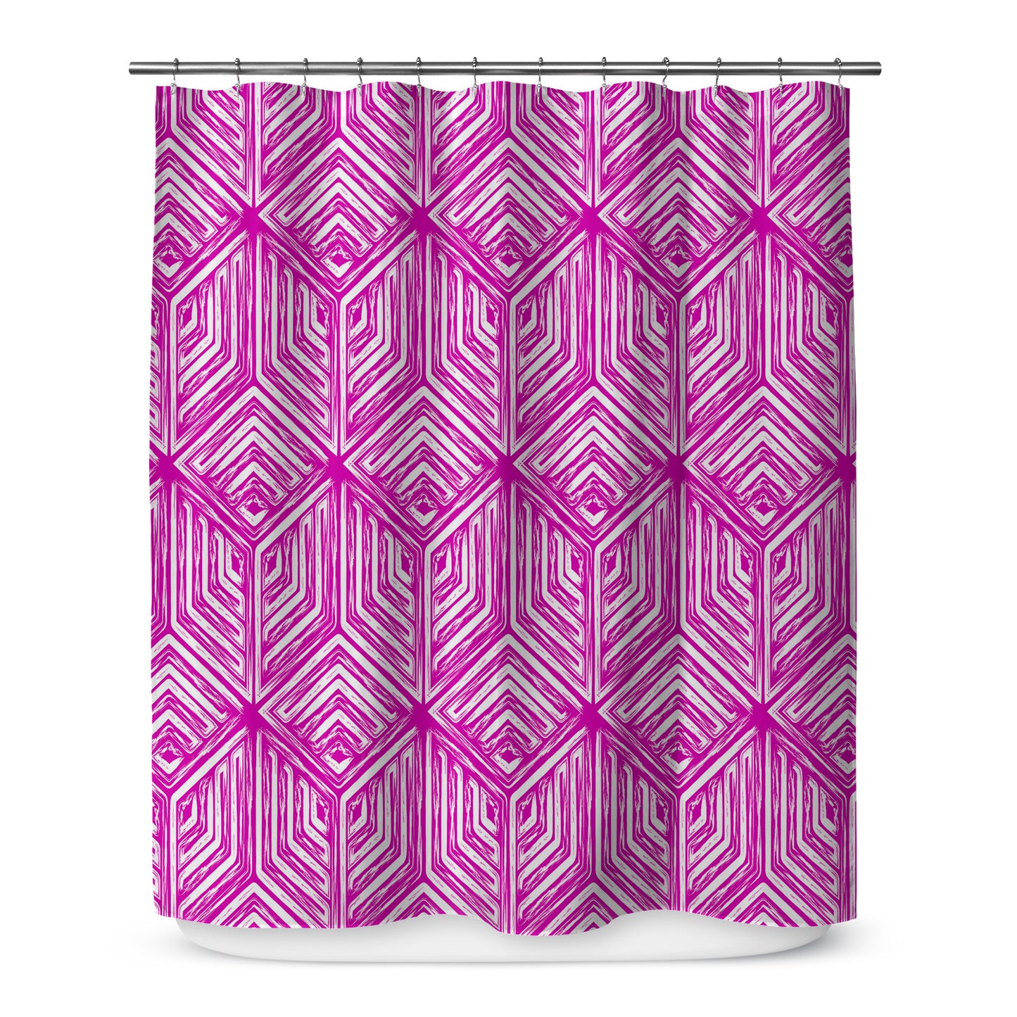 Diamante Pink Shower Curtain