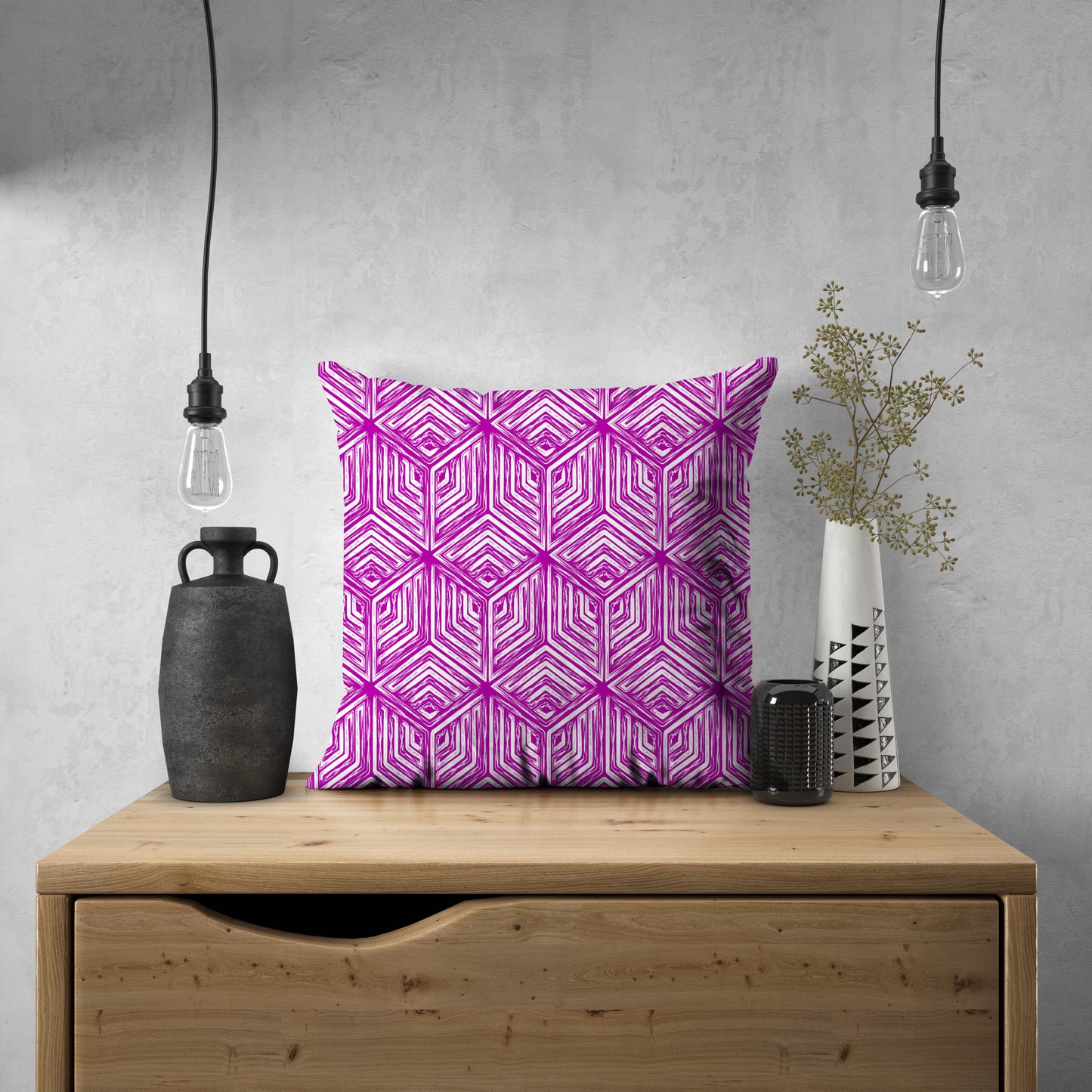 Diamante Pink Pillow