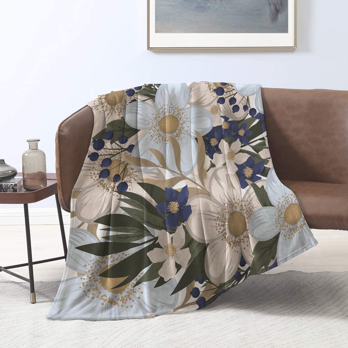 Flowers Velvet Blanket