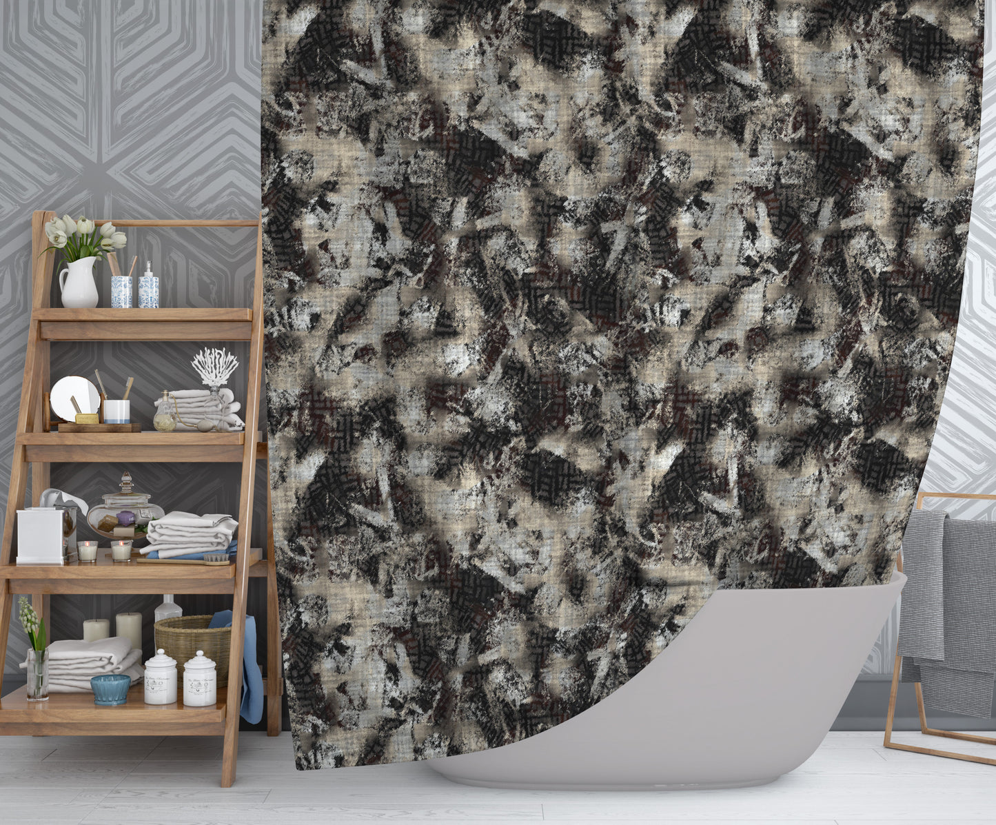 Fuzz Shower Curtain