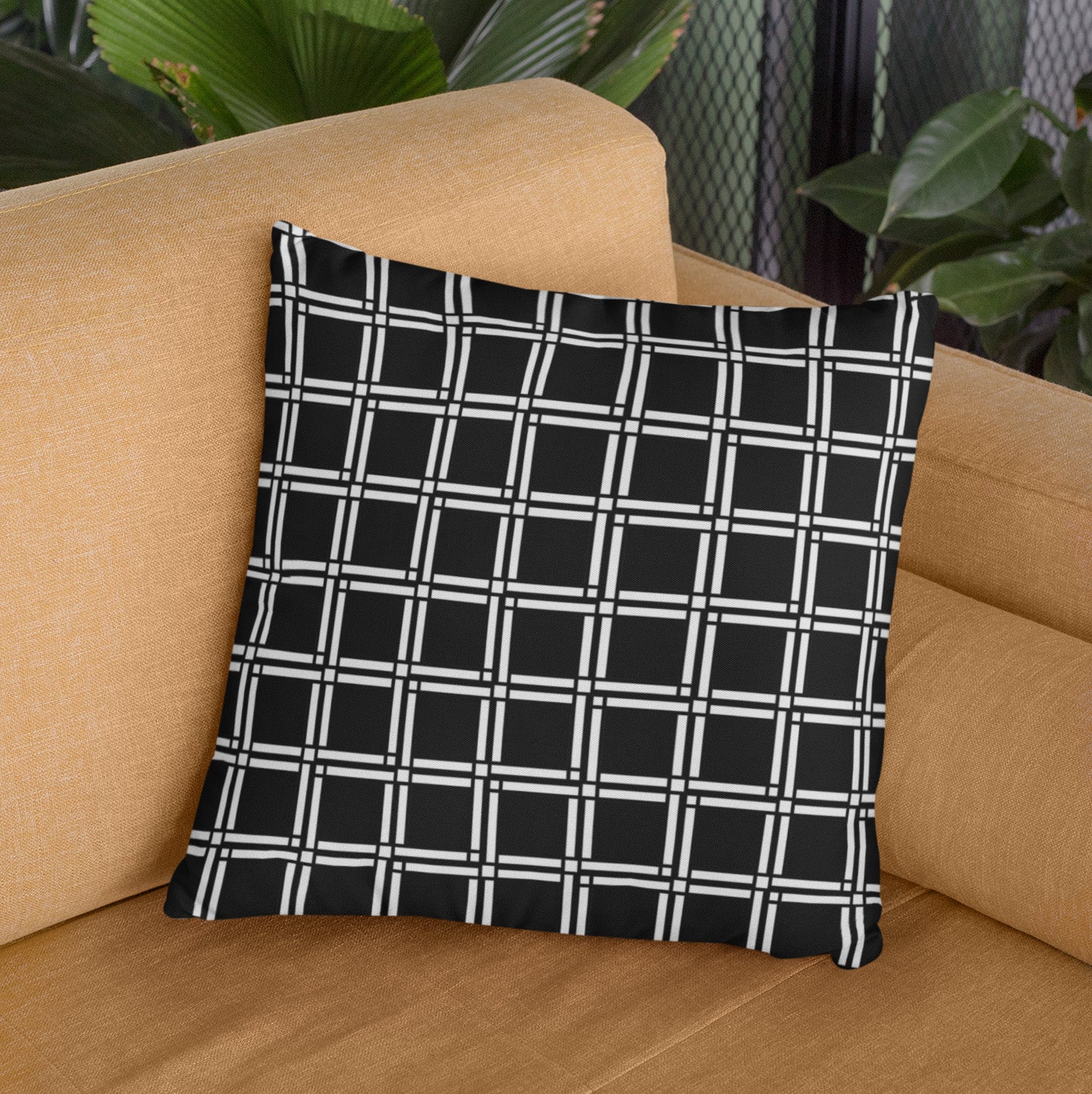 Gate Black Pillow