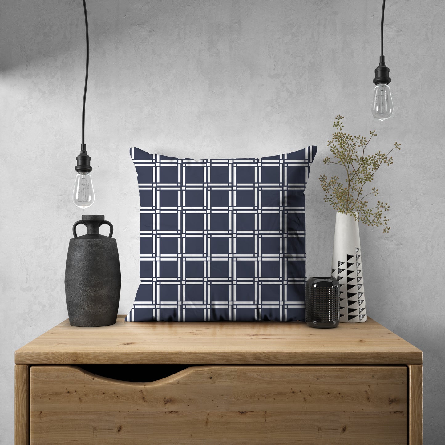 Gate Navy Pillow